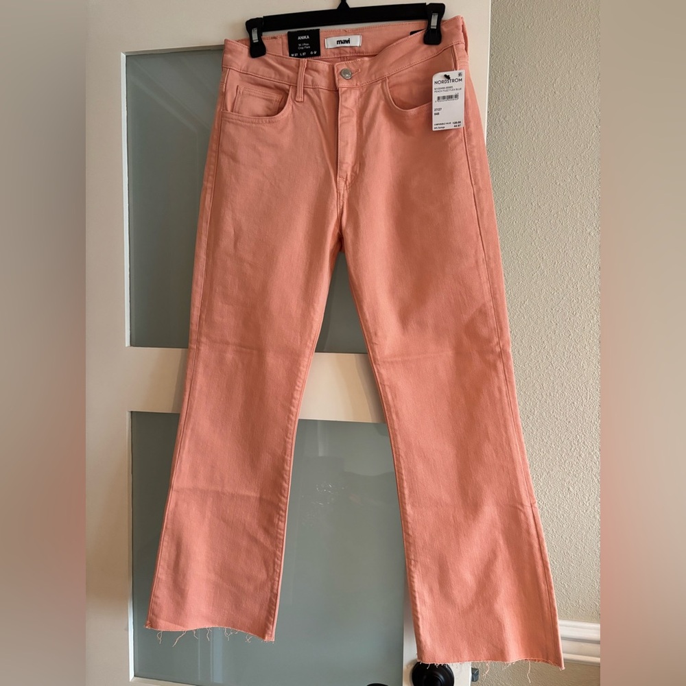 Mavi Women's Flare Jeans in Peach W27 NWT